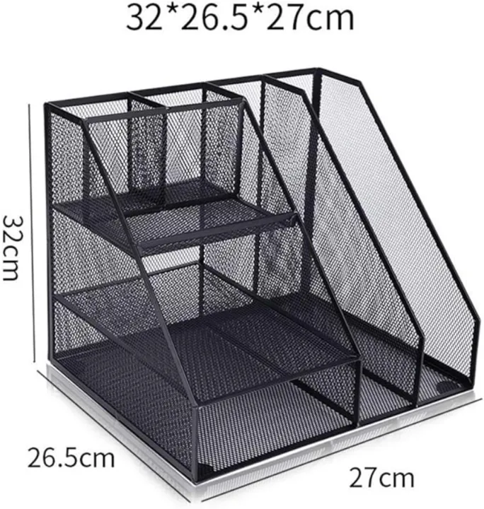 Metal%20File%20Rack%20with%20Desk%20Organizer,%20Multifunctional%20Desk%20Organizer,%20Office,%20School%20Desk%20Organizer%20Set,%20Office%20Accessories,%20Office%20Table%20Accessories%20Set,%20Metal%20Mesh%20File%20Rack,%20Desk%20Organizer%20Set,%20Metal%20Mesh%20Office%20Desk%20Organizer%20(1%20Pcs)%20-%20Image%204