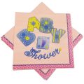 BABY SHOWER PARTY NAPKINS IN PINK COLOR (20 NAPKINS ). 