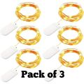 Chilli Milli 3 meter  30 Micro LEDs Fairy Lights Battery Operated - Led Lights for Room Decoration - Night lights - String Mini Led Lights for gift box decoration. 