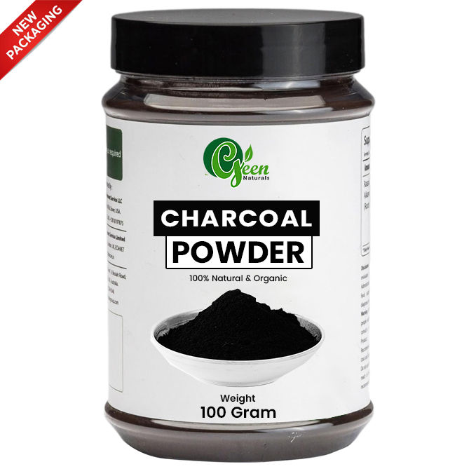 100 % Natural & Pure Activated Charcoal Fine Powder For Face & Teeth Charcool / Cahrcol / Charcol Teeth Powder - 100 Gram