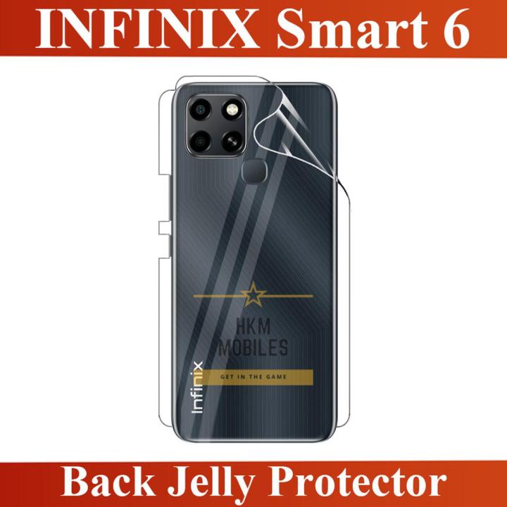 Infinix Smart 6 Back Clear Jelly Protector Sheet Hydrogel Protector For Infinix Smart 6