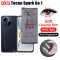 Tecno Spark Go 1 Tempered Glass Spark Go 2025 Screen Protector Spark Go 2024 2023 2022 Full Cover Screen Matte Privacy Glass. 