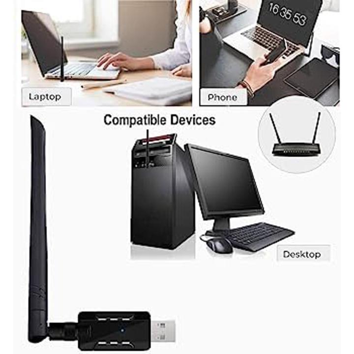 Portable Wifi Net Wireless-N USB Adapter | Fixed 3DBi | Wifi Antenna | Soft AP Wifi | Utility Routers For Windows For PC | Wifi Receiver | High Speed Wifi Catcher | Premium Quality Product