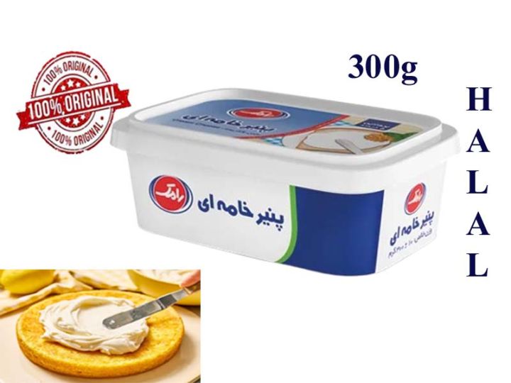 Cream Cheese 300g | Ramak Cream Cheese | Halal Cream Cheese | Spread Cheese | Imported Soft Creamy Cheese for Cake, Sandwich, Pasta & Pizza