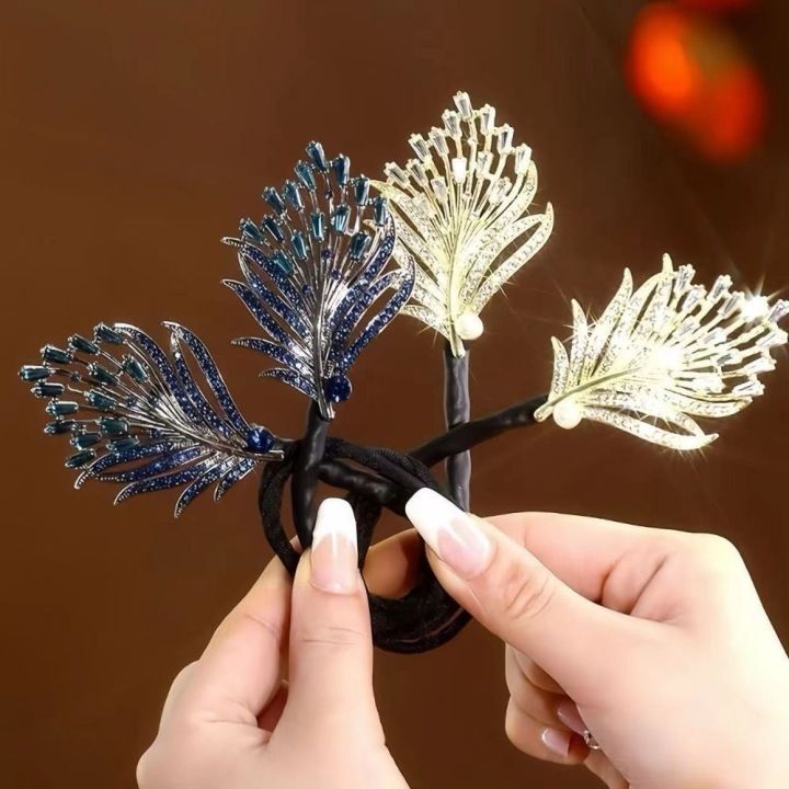 Hairstyle Accessories Women's Hair Twister Feather Exquisite Hair Bun Maker Lightweight Elegant Roller Hair Curler Women