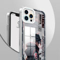 AMORVOR for Samsung A15 Back Cover Naruto Uchiha Itachi Phone Cover Camera Protection Transparent TPU Soft Case. 