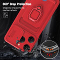 Relaxtoo For Tecno Spark 20 and Tecno Spark 20C Push Window Card Slot Case TPU Multifunctional Shell For Spark20 Spark20C Sliding Camera Protection Back Cover 360° Drop Protection. 