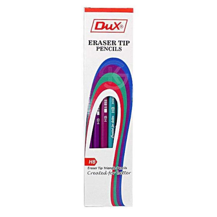 Eraser Tip Pencils Rubber pencil 12 Pcs pktDux