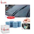 Car Windshield Cleaning Tablet - Windshield Cleaner Tablets Spray Nursing Water Solid Wiper Home Cleaning Tool - 12Pcs. 