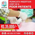 sponsorship cost of Perm-Cath insertion to a Dialysis Patient.. 