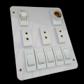 Electric Extension Board Wall Electric Board High Quality PVC Box & Fibar Sheet Piano Switch Sockets. 