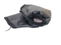 Motorcycle Handlebar Gloves Thermal Warm Winter Leather Windproof Waterproof Black Size 11 x 9.8 Inches Universal. 