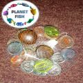 crystal fish tank stones for aquarium decoration (1 pack) for nice look of fish tanks. 