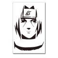 Naruto Sharingan Tattoo Stickers Anime Uchiha Itachi Figures Waterproof Temporary Tattoo Stickers Toys for Kids Christmas Gifts. 