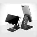 Foldable Phone Stand | Multi-Angle Plastic Mobile Phone Bracket | Portable Mobile Phone Holder | Adjustable Cell Phone Holder for Desk | Desktop Mobile Stand | Adjustable Stand for IPhone, Smartphones & Tablets (4-13 inch) | Universal Tablet Stand. 