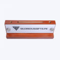 Table & Desk Name Plate with Card and Pen Holder, Officer Name Plate. GT001. 