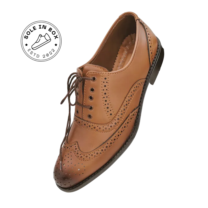 Dejavu%20Premium%20Range%20Brown%20Leather%20Shoes%20by%20Sole%20in%20Box%20-%20Image%204