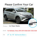 For Daihatsu Terios Toyota Rush F800 F850 MK3 2018~2023 Front Wiper Blades Brushes Window Windshield Windscreen Car Accessories. 