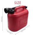5L Car Fuel Tank Spare Plastic Petrol Gas Container for Car Travel. 