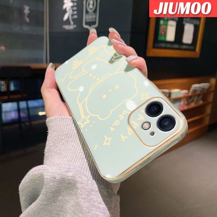 JIUMOO%20Casing%20For%20Xiaomi%20MI%2011%20Lite%204G%2011%20Lite%205G%2011%20Lite%205G%20Ne%20Case%20Yellow%20Bear%20Pattern%20New%20Plating%20Square%20Border%20Casing%20Soft%20Silica%20Gel%20Shockproof%20Phone%20Cases%20All%20Inclusive%20Camera%20Lens%20Protective%20Cover%20-%20Image%205