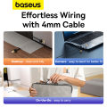 Baseus Cat7 Ethernet Cable, 10Gbps Ultra Speed Gigabit Round RJ45 LAN Cable, Pure Copper Internet Network Wire for Gaming PS4, Xbox One, PS5, PC Laptop Router, Computer. 