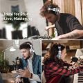 OneOdio A71 Wired Over Ear Headphones, Studio Headphones with SharePort, Professional Adapter-Free Monitor Recording & Mixing Headphones with Stereo Sound for Electric Drum Piano Guitar Amp (Silver). 