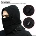 Thermal Fleece Balaclava Hat Hood Ski Bike Wind Stopper Mask Monkey Cap Polyester soft Bike Motorcycle full Face Mask Cover Protection Cycling Sports Biker Face Mask Winter Cap and hoodie for men Touring in Snow weather. 