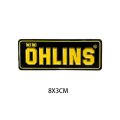 ohlins shock absorber sticker for motorcycle decals vinyl waterproof logo transparent transfer stickers. 