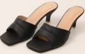 Women's Open Heel Kitten Heel Sandals - Softy Upper, Non-Slip Sole, Casual Wear. 