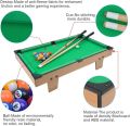 Mini Pool Table, Premium Tabletop Billiards Mini Snooker Game Set - Balls, Cues, and Rack Pool, Sport Bank Shot Family Playing, Billiard Table for Children Indoor and Outdoor Game Board Game Accessories Board Game. 