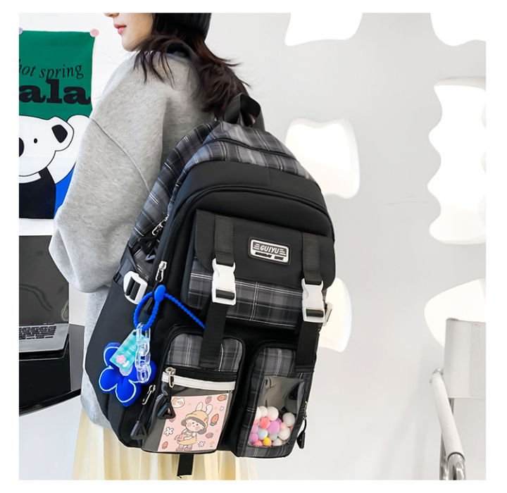 HLNB%20Cute%20Backpack%205%20pcs%20Set%20Aesthetic%20Backpack%20Kawaii%20Backpack%20Large%20Capacity%20Casual%20Travel%20Mochilas%20Daypacks%20-%20Image%206