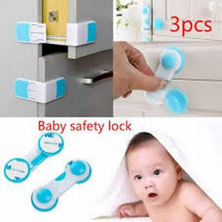 (Pack%20of%203)Plastic%20closet%20lock%20for%20children,%20baby%20safety,%20closet,%20safety%20lock%20for%20drawers,%20child%20safety,%20protection%20for%20baby%20care%20-%20Image%202