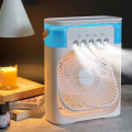 Portable Fan Air Conditioners USB Electric Fan LED Night Light Water Mist Fun 3 In 1 Air Humidifie For Home. 