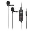BOYA BY M1 DM Dual Lavaliere Microphone For Camera DSLR Andriod Mobile M1DM. 