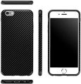 X-Level Carbon Fiber Slim Back Case Cover For iPhone 6/6S Plus- Black. 