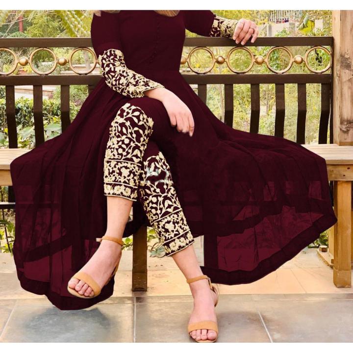 sachin and babi light blue dress Black Tall Chiffon V Neck Ruched Maxi Dress main image 0
