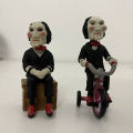 Horror Saw Billy Mini Figure Keychain Movie Pendant Toy Doll Model Halloween Toy Present For Kids 5cm Backpack Pendant. 