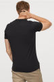 T-Shirts for Men's Cotton O-Neck Short Sleeves Round Neck Shirts for GYM Workout t Shirts for Men Casual Shirts Stretchable Soft Fabric in Black. 