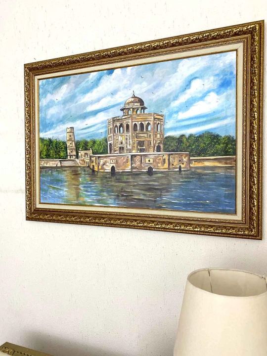 Haran Minar Painting | Antique Frame Painting | Home Decor Painting | Wall Decor Painting