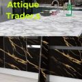 Marble Sheet - Marble Sheet Sticker - 60cm x 100cm/200Cm Marble Sheet Texture Design PVC Waterproof Self adhesive Wallpaper Sticker sheet Furniture New Skin Kitchen Cabinet Paper Stickers sheet Oilproof Table top Sticker sheet. 