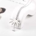RIR Women Dainty Gold Palm Tree Necklace Stainless Steel Coconut Pendant Necklaces Minimalist Plant Jewelry. 
