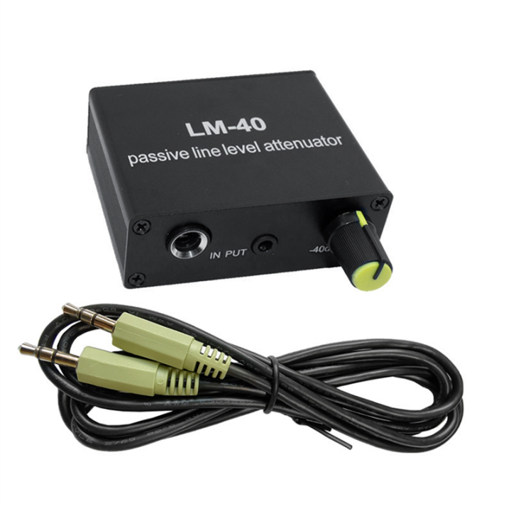 Audio Passive Attenuator,Line Output Signal Sound Card, Microphone, High Low Level Converter +3.5 Line
