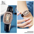 LouisWill Women Watches Fashion Retro Watches Quartz Watches Ultra-thin Square Watches Star Diamond Watch Business Casuals Wristwatch. 