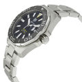 Tag Heuer Aquaracer Silver Stainless Steel Black Dial Quartz Watch for Gents - WAY201ABA0927. 