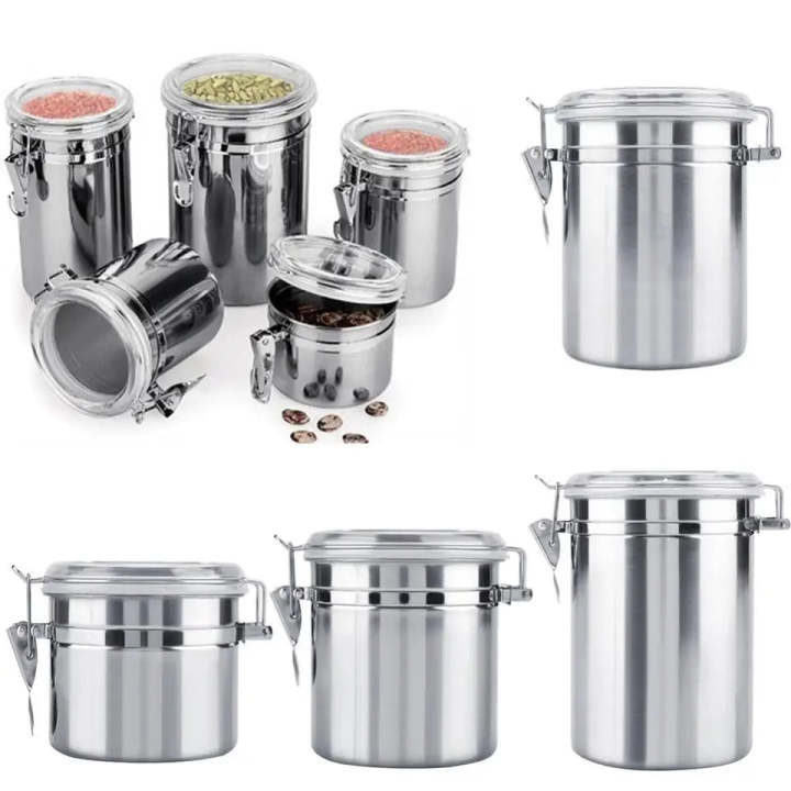 4%20Air%20Tight%20Stainless-Steel%20Canister%20Set%20%7C%204Piece%20Stainless%20Steel%20Airtight%20Food%20Storage%20Canister%20Set%20with%20Clear%20Lid%20Cover%20Canister%20Sets%20for%20Kitchen%20Counter%20for%20Sugar,%20Flour,%20Tea,%20Candy,%20Cookie,%20Spice,%20Storage%20Canister%20Set%20-%20Image%204
