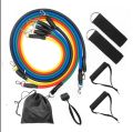 11Pcs/Set Latex Resistance Bands Pull Rope Sport Set Expander Yoga Exercise Fitness Rubber Tubes Band Stretch Training,11 PCS Resistance Band Set Yoga Pilates Abs Exercise Fitness Tube Workout Bands. 