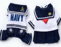 Pet JK Uniform Clothes Cat Dog Cute Shirt Skirt Teddy VIP Thin Princess Dress. 