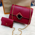 Girls' Handbag Set Pack of 2 with Stylish Long Chain. 