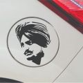 Sidhu Moose Wala Pvc Car Body Sticker For Car Motorcycle Bike Laptop Tablet Pvc Sticker Decal Black Color. 