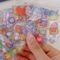 Kawai Cute Animal Bunny & Bear - Stickers. 